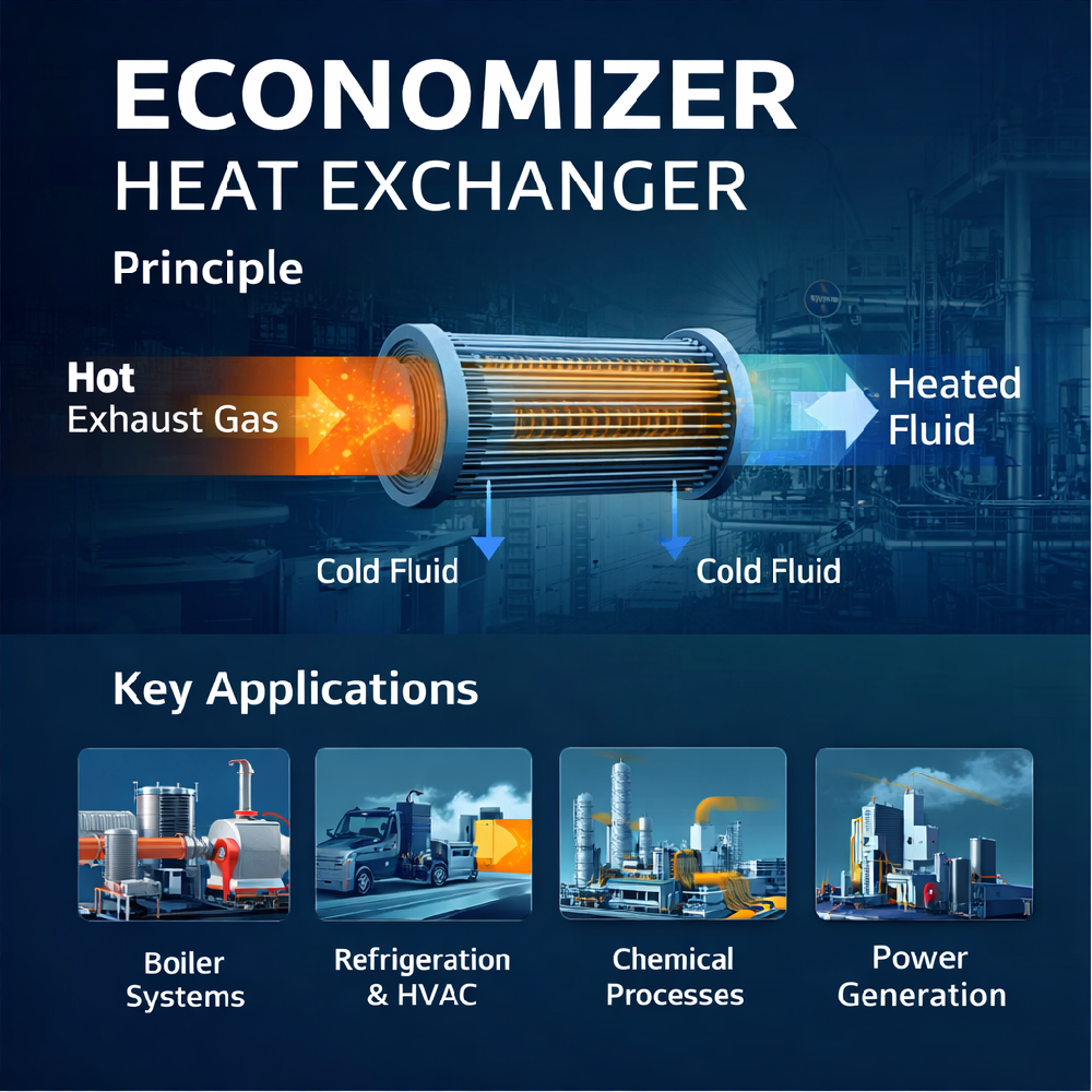ECONOMIZER HEAT EXCHANGER PRINCIPLE AND APPLICATIONS