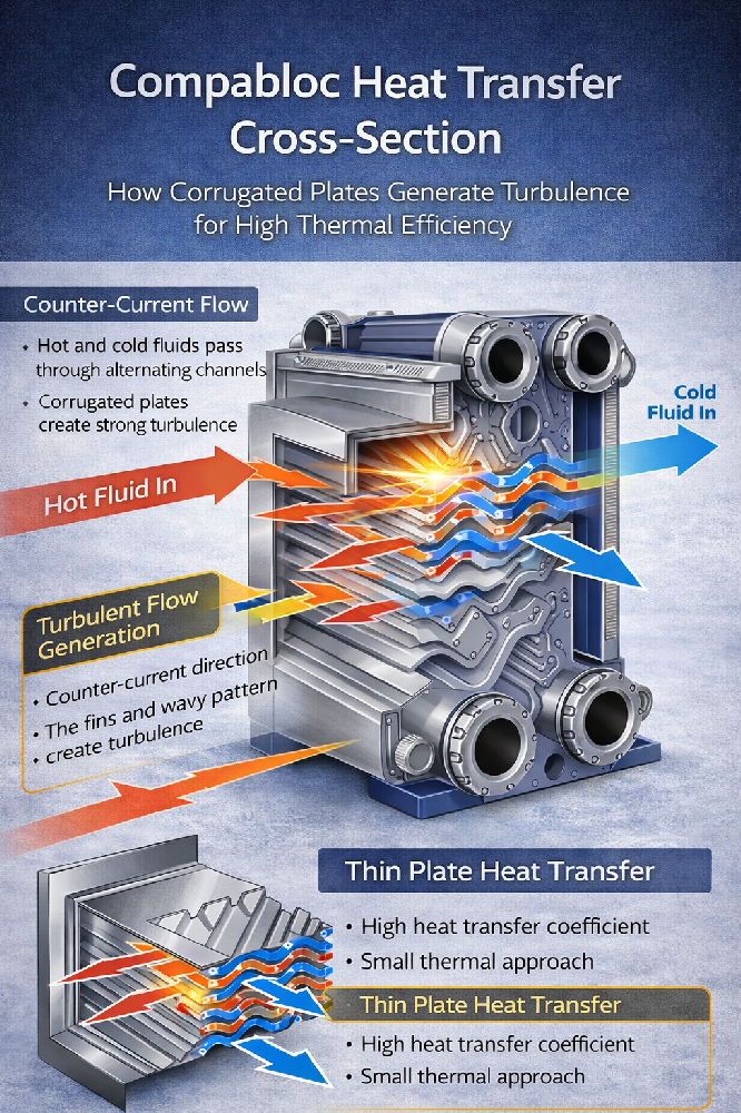 Compabloc Heat Exchanger Working Principle