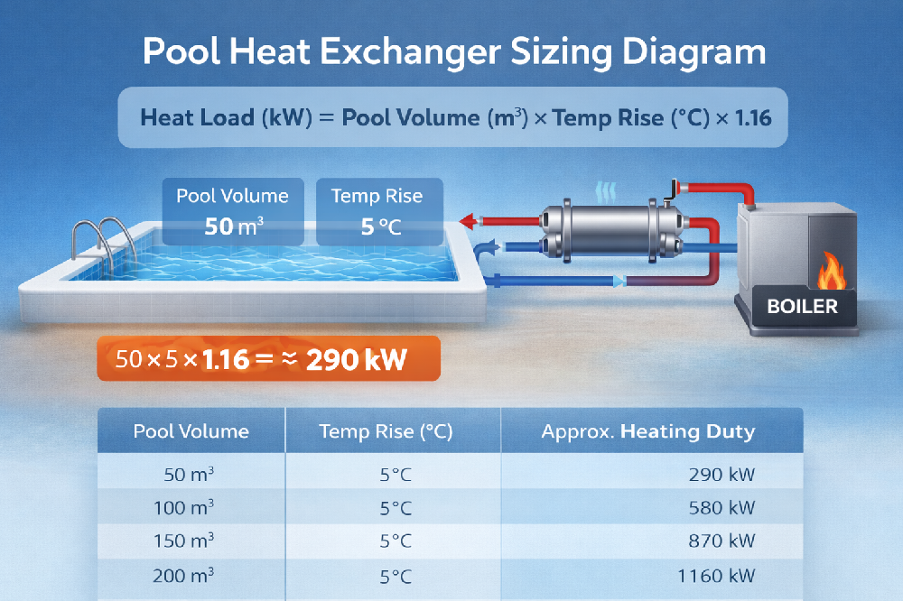 How to Size a Pool Heat Exchanger