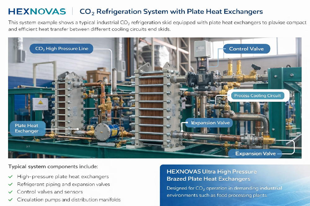 Ultra High Pressure Brazed Plate Heat Exchangers for CO₂ Refrigeration Systems