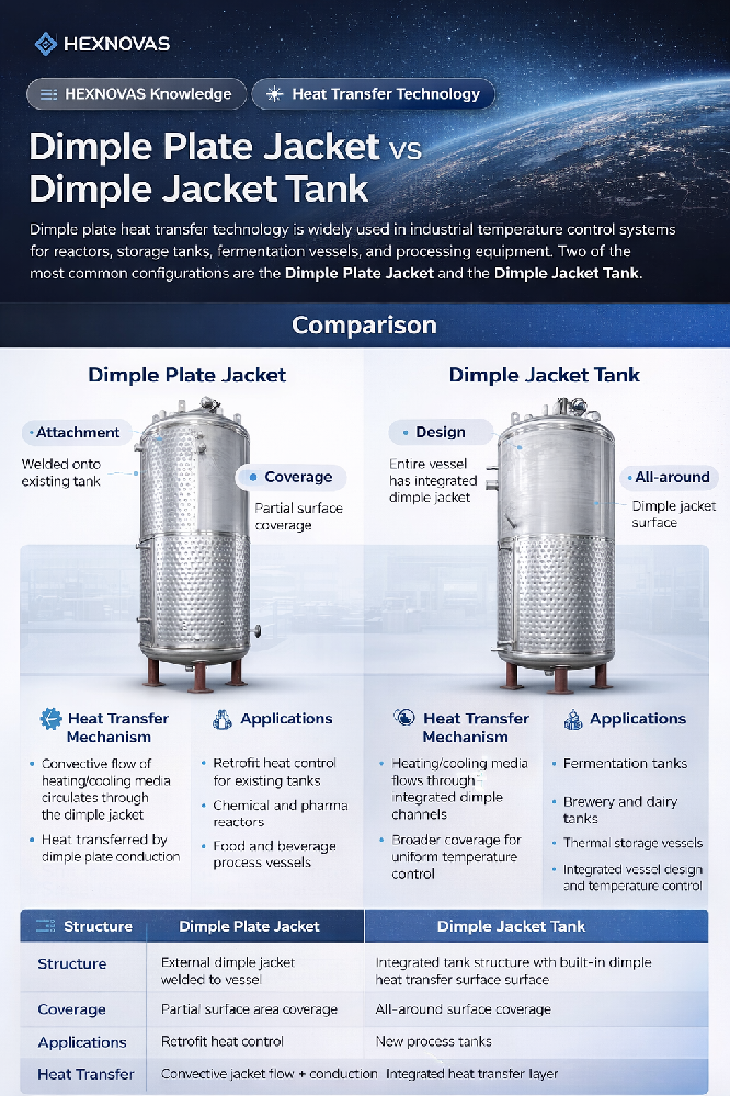 Dimple Plate Jacket vs Dimple Jacket Tank